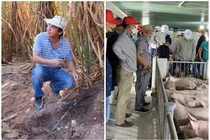 Những hình ảnh giản dị đến bất ngờ của bầu Đức