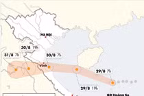 Bão số 4 Podul khiến hàng loạt chuyến bay nội địa bị hủy