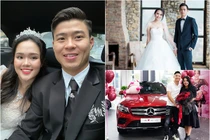 3 cô vợ giàu có, xuất thân“cành vàng lá ngọc” của cầu thủ Việt 