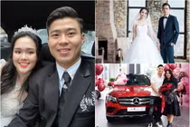 3 cô vợ giàu có, xuất thân“cành vàng lá ngọc” của cầu thủ Việt 