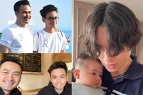 Chi Bảo lần đầu cho 2 quý tử lên sóng, cậu cả khác lạ tuổi 21