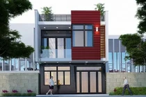 10 mẫu nhà 2 tầng thiết kế thông thoáng chi phí thấp