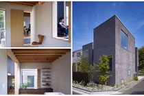 Không gian ngập ánh sáng bên trong ngôi nhà khối hộp