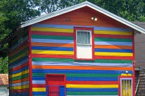 Tròn mắt những ngôi nhà màu sắc kỳ lạ nhất thế giới