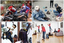 Ngày giáp Tết: Rửa xe, cắt tóc, dọn nhà… giá cắt cổ