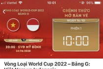 Vé xem trận Việt Nam - Indonesia "cháy" chỉ sau 1 phút, nhiều người thất vọng