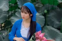 Thiếu nữ dân tộc Sán Dìu quê Thái Nguyên có nhan sắc nàng thơ