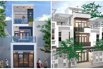 10 mẫu nhà ống 3 tầng 1 tum tiết kiệm chi phí 