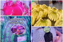 “Ngã ngửa” giá trái cây Việt trong siêu thị Hàn Quốc