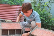 Ngỡ ngàng tiểu cảnh kiến trúc cổ độc đáo của 9X Hà thành