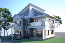 Ngắm những mẫu biệt thự 700 triệu đồng đẹp hút mắt