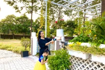 Hé lộ không gian bên trong biệt thự rộng 200m2 của Trịnh Kim Chi