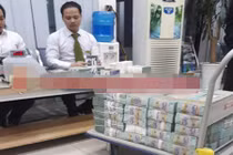 Cận cảnh 'kho tiền' khổng lồ thu được trong đường dây đánh bạc Phan Sào Nam