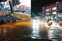 Hồ điều tiết chống ngập thông minh “thất thủ” sau cơn mưa ở TP.HCM