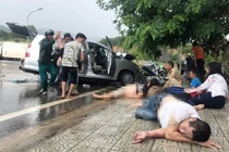 Xe khách tông trực diện ôtô, nhiều người trọng thương ở Lâm Đồng