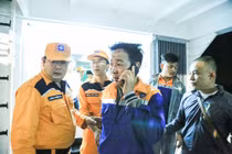 Đưa thuyền trưởng trở lại nơi tàu Hải Thành 26 bị chìm