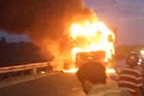 TPHCM: Kinh hoàng anh em ruột tự thiêu trên cầu