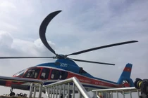 TP.HCM: Bay kiểm tra bãi đậu trực thăng nóc toà nhà Times Square 