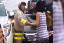 Một phụ nữ lăng mạ chiến sĩ CSGT gây phẫn nộ dư luận