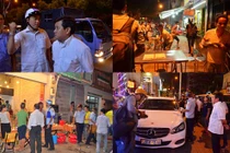 Ông Đoàn Ngọc Hải “đội mưa lớn” xử ô tô chiếm vỉa hè