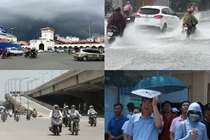 Ảnh: Hà Nội nắng đổ lửa, Sài Gòn lại mưa trắng trời