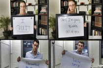 Sốt loạt ảnh xin thôi việc và phản hồi của sếp trẻ