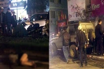 Clip dân đuổi ô tô gây tai nạn rồi bỏ chạy 