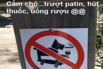 Những tấm biển cấm khôi hài nhất hành tinh