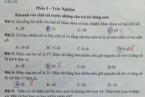 “Tẩu hỏa nhập ma” với đề Toán lớp 2 