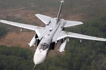 Tiêm kích Su-24 Nga bất ngờ "lượn lờ" ở biên giới Syria - Thổ Nhĩ Kỳ? 