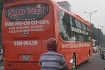 Xe Sao Việt "phớt" lệnh cấm... vẫn chạy tuyến Thanh Hóa - Sa Pa