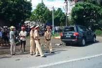 Hiện trường vụ tai nạn khiến Trung tướng công an tử nạn