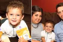 Cậu bé đẹp trai có cơ thể không biết tiêu hóa thức ăn