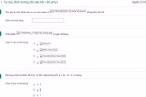 Thử sức đề thi đánh giá năng lực ĐHQG HN trước giờ G