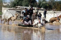 Dân Palestines tố Israel mở đập gây ngập dải Gaza