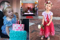 Đại tiệc cho cô bé ung thư giai đoạn cuối xinh như thiên thần