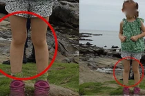 Bí ẩn “đôi chân ma” xuất hiện trong ảnh chụp bé gái