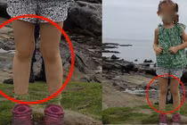 Bí ẩn “đôi chân ma” xuất hiện trong ảnh chụp bé gái