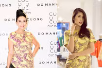 Mỹ nhân Việt đụng hàng thời trang họa tiết cánh bướm