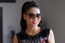 Thu Minh che mắt sưng đỏ chấm thi Vietnam Idol