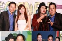 Tèo em Thái Hòa được dàn mỹ nhân vây quanh