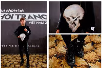 Treo đầu lâu, mang lồng gà casting Nhà thiết kế thời trang