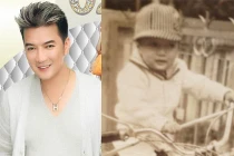 Lộ ảnh thời thơ ấu nghèo khó của Mr Đàm
