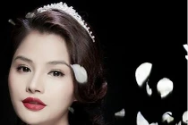 Gái một con Vũ Thu Phương mặc áo cưới lần hai