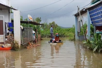 Trận ngập lụt lịch sử vừa qua ở Phú Quốc. Ảnh Tiền Phong