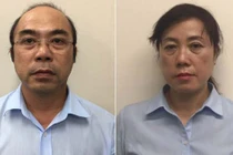 Ông Vân Trọng Dũng và bà Nguyễn Thị Thúy