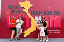 Gần 2.000 ô tô xếp hình bản đồ Việt Nam lớn nhất từ trước đến nay