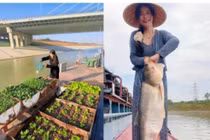 'Biệt phủ trên sông' của vợ chồng shipper khiến dân tình choáng ngợp