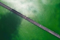 Đẹp ngỡ ngàng cao tốc nghìn tỷ nhìn từ trên cao