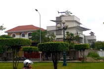 Ảnh độc biệt thự Hải Dương có “trực thăng” đậu trên nóc